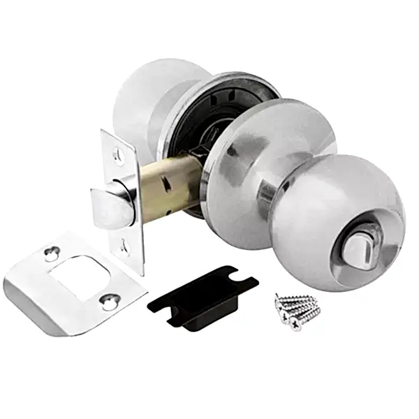 Ручка Ajax (Аякс) защелка DK682 CP-BK (6082 CP-B) (фик.) хром 